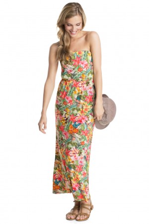 robe fleurs longue