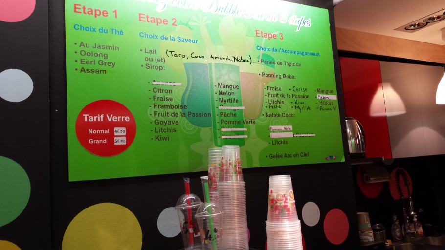 bubble tea Paris