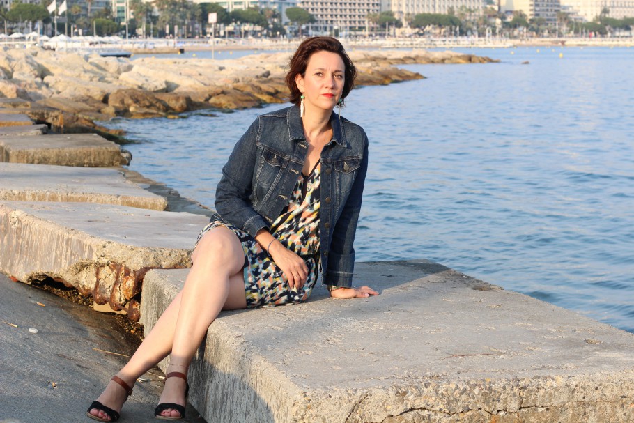 Une starlette sur la Croisette