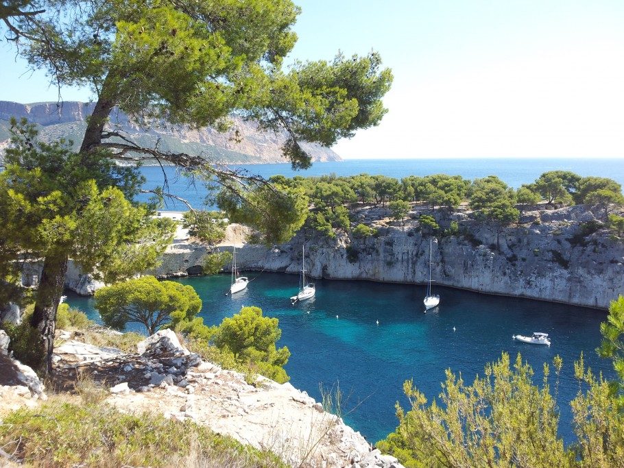 Cassis calanque port pin