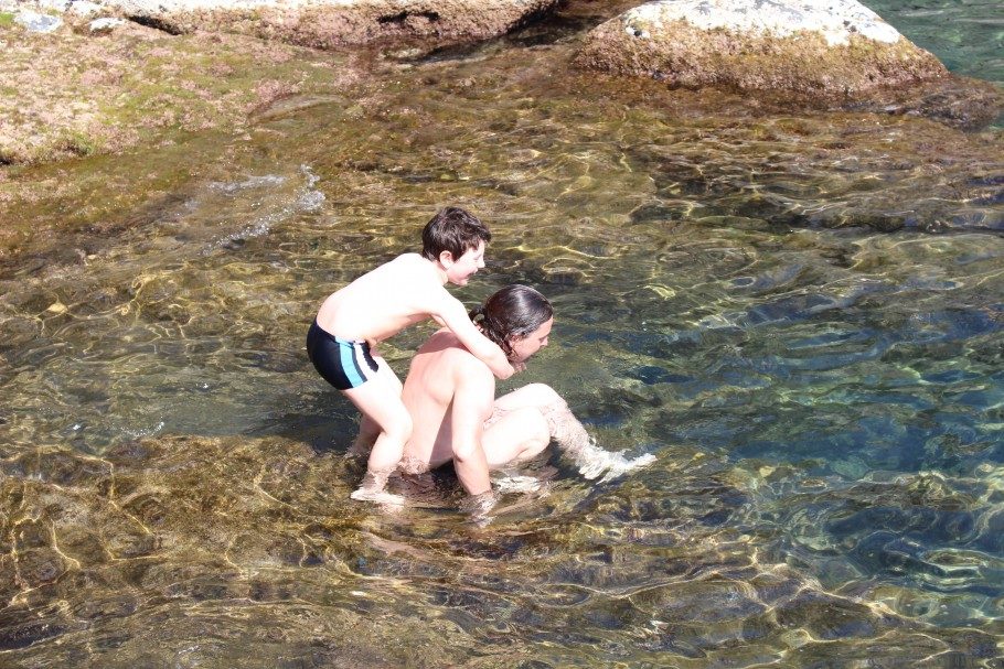 plage Cinque Terre famille