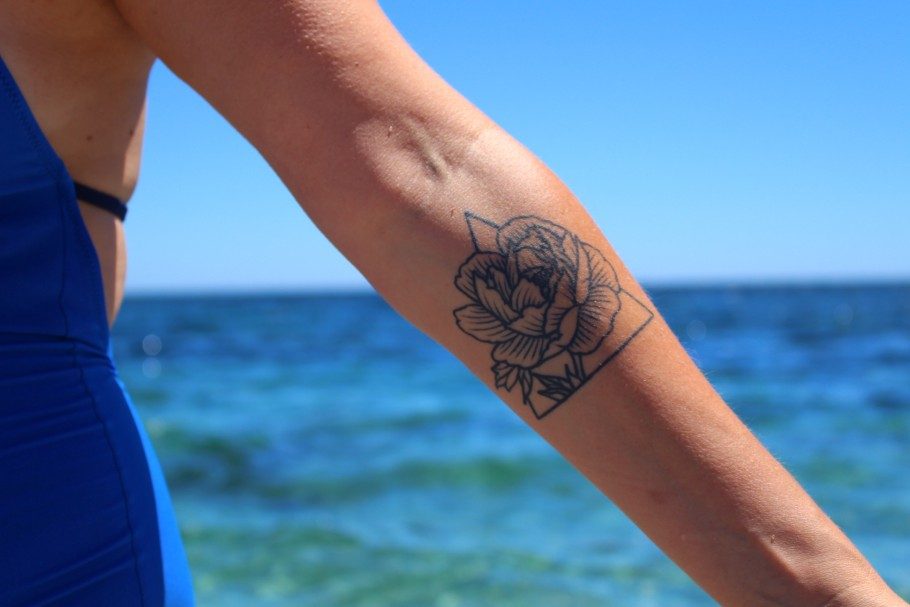 tatouage pivoine