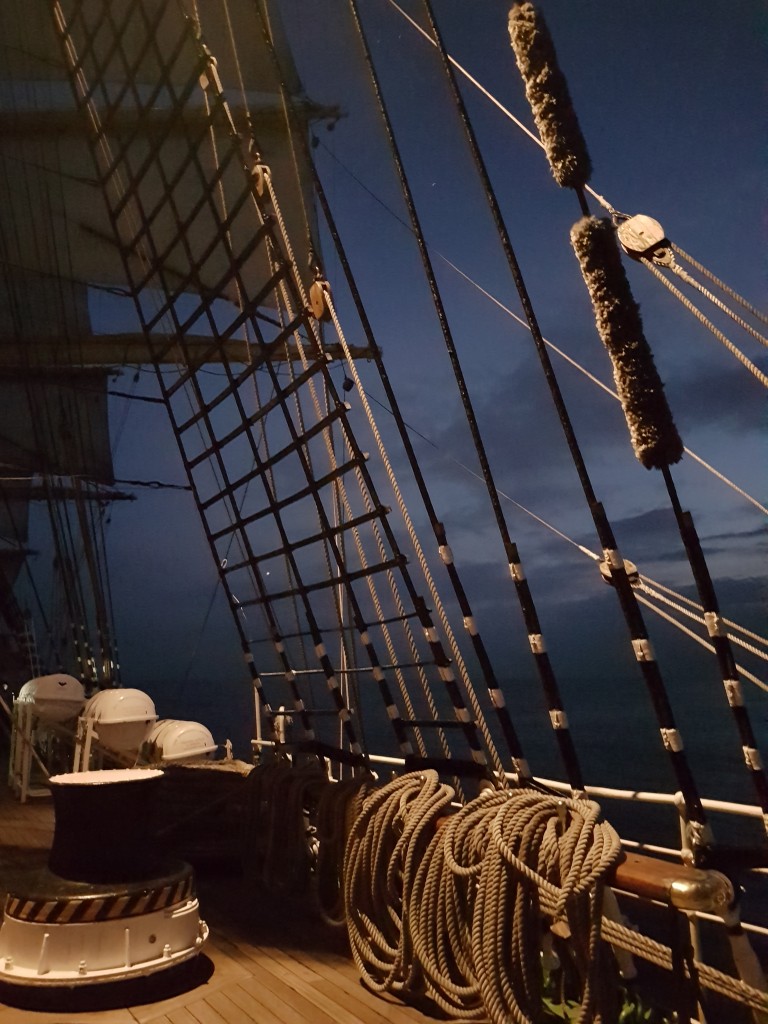 nuit à bord d'un voilier