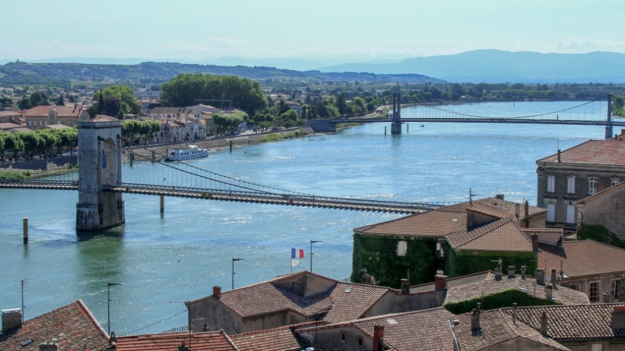 pont suspendu tournon sur rhone