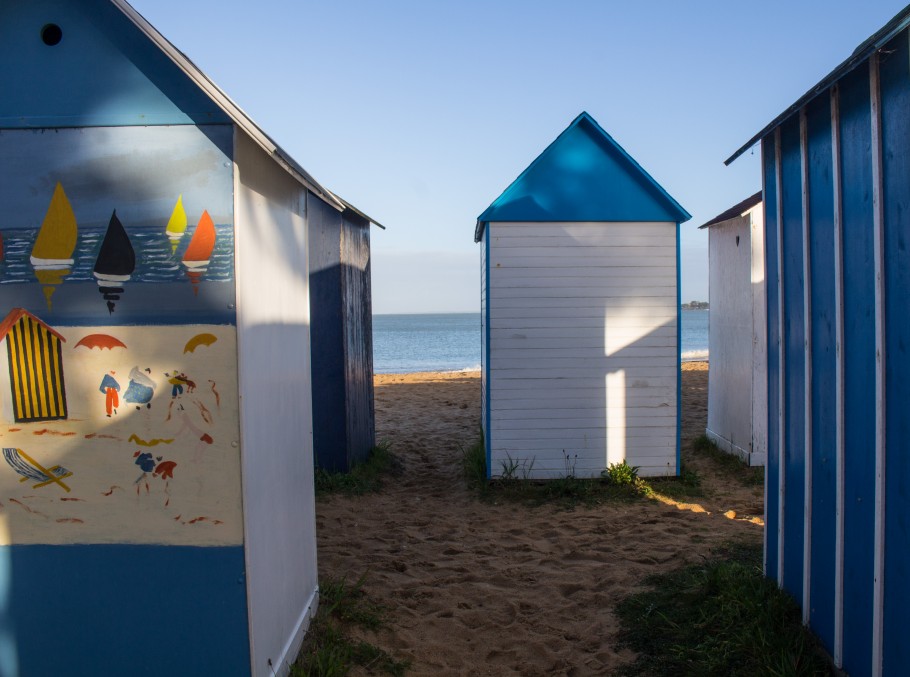 cabanes de plage oleron