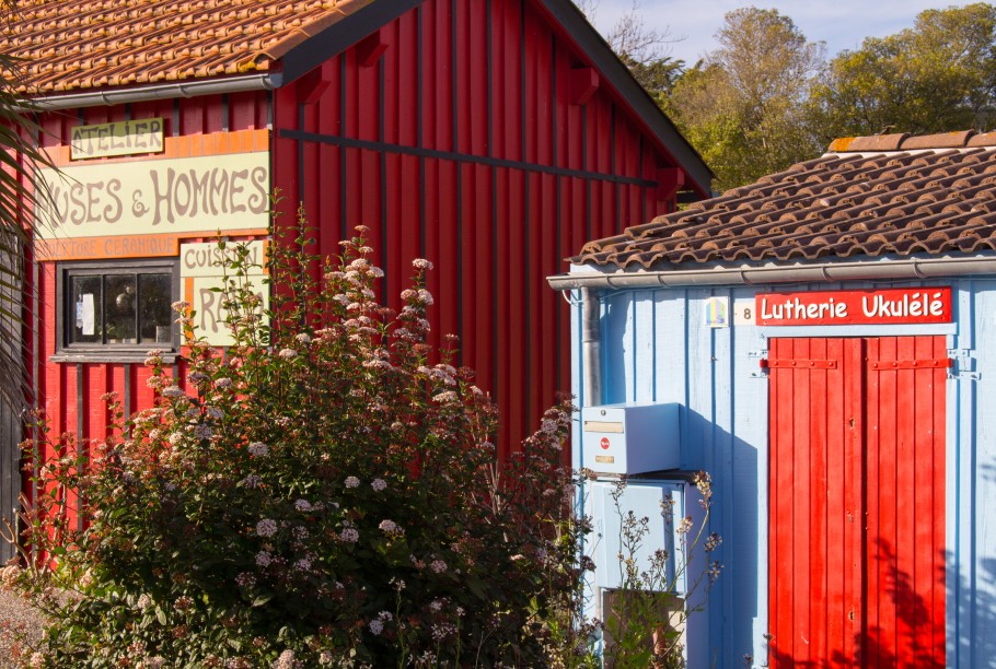 couleurs cabanes ile d'oleron