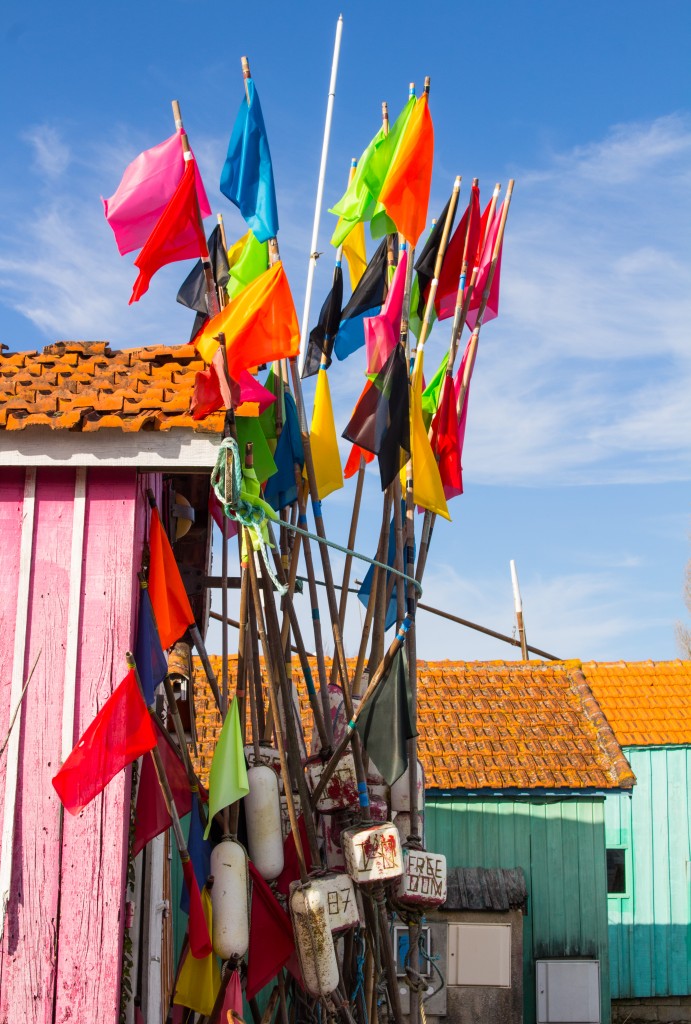 couleurs cabanes ile d'oleron