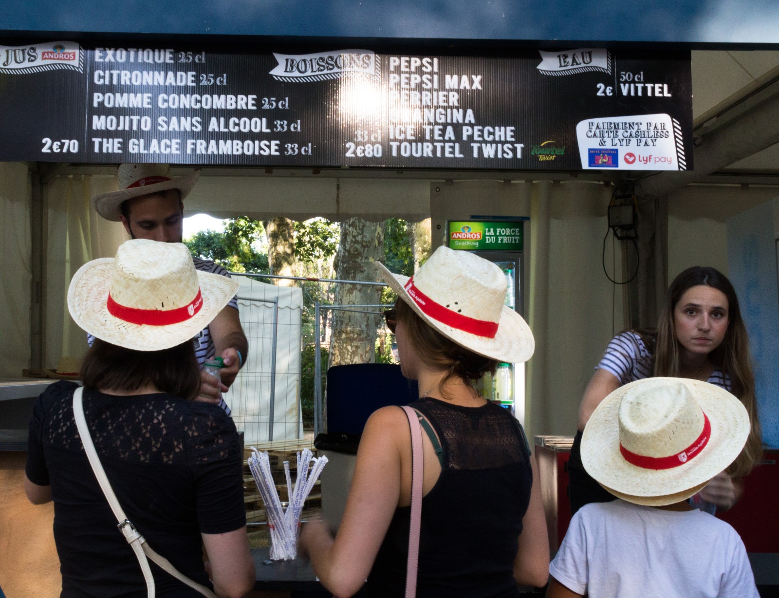 festival de musique avec un ado